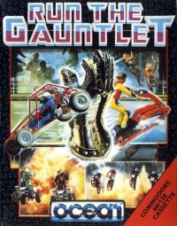 Run The Gauntlet Commodore 64  box art